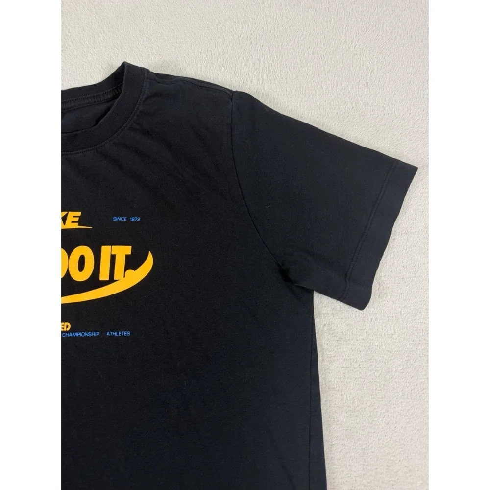 Nike Sportswear 'Just Do It' Graphic Crewneck T-Shirt Black Size XL